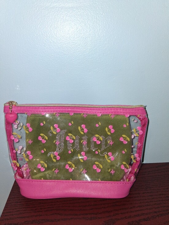 Juicy Couture Handbags - Juicy Couture Cherry Toiletries Bag Set